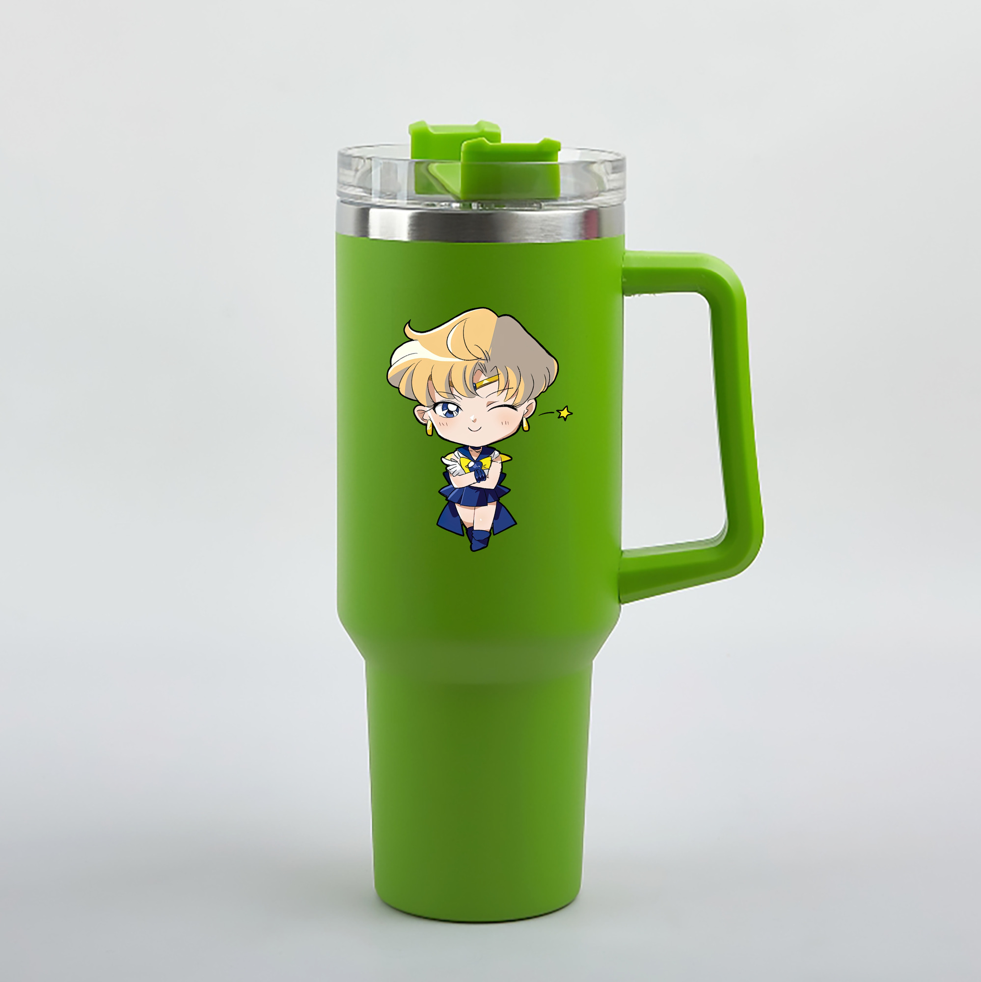 （画像用） 美少女戦士セーラームーン 天王はるか Sailor Moon Tenoh Haruka 1200mL車用タンブラー（カラープリント）